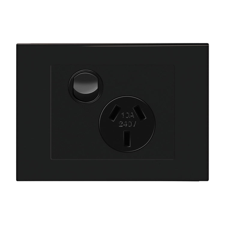 HPM Vivo Single Powerpoint - 118 x 85mm - Grey