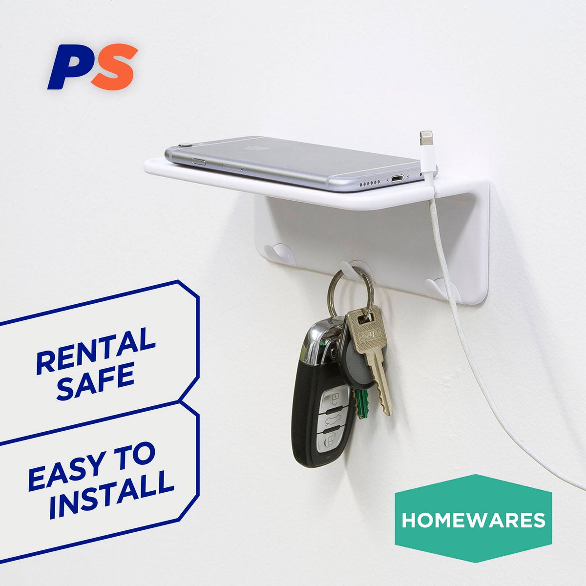 Permastik Removable Utility Shelf - 170mm Plastic - Easy Storage Solution