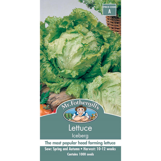 Mr Fothergill Lettuce Iceberg Seeds