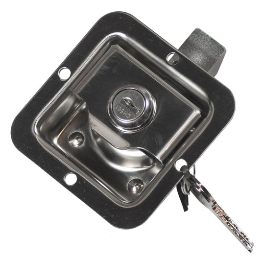 Goliath Small Paddle Locking Latch - 82 x 82mm Stainless Steel