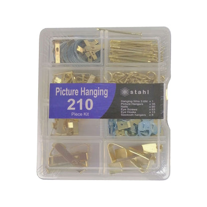 Stahl Picture Hanging Kit - 210 Piece
