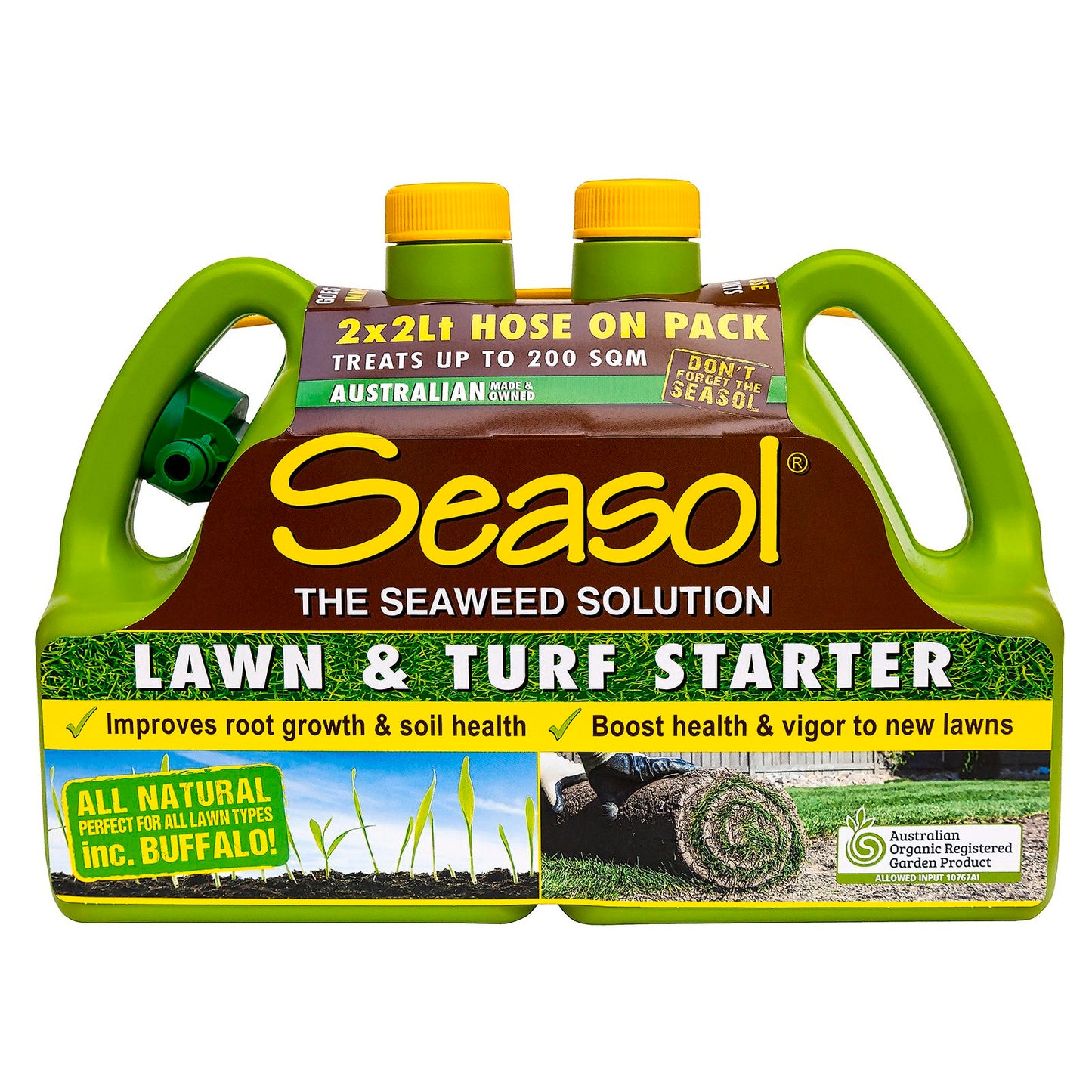 Seasol Lawn and Turf Starter - 2 x 2L