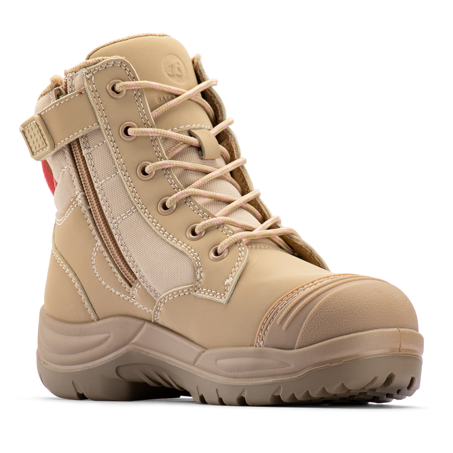 Bata Industrials Women's Sand Luna Side Zip Safety Boot - US 9