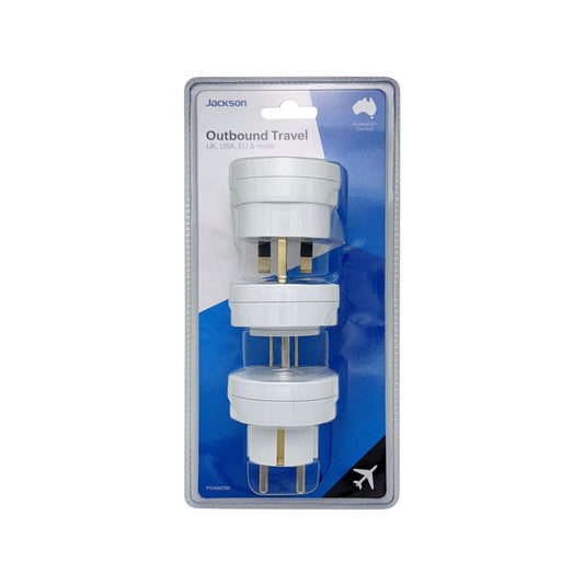 Jackson Outbound Travel Adaptor Pack - USA/EU/UK & More