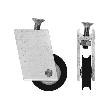 Rolltrak Adjustable Aluminium Carriage - 45 x 54mm