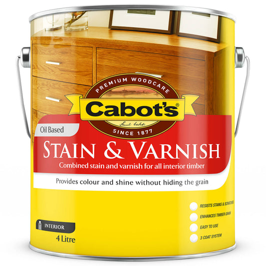 Cabot Satin Tint Base Oil Based Stain - 4L