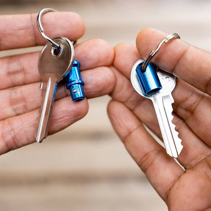 Titanium Aluminium Trigger Release Key Holder - 10 x 39 x 39mm