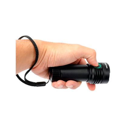 Swiss Tech Rechargeable Compact Turbo Flashlight - 3500lm - 102 x 41mm - 220m