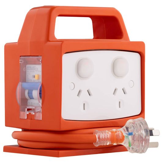 Arlec Portable Power Block - 4 Outlet - 130 x 160mm