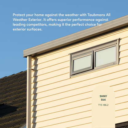 Taubmans White Semi Gloss All Weather Exterior Paint - 2L