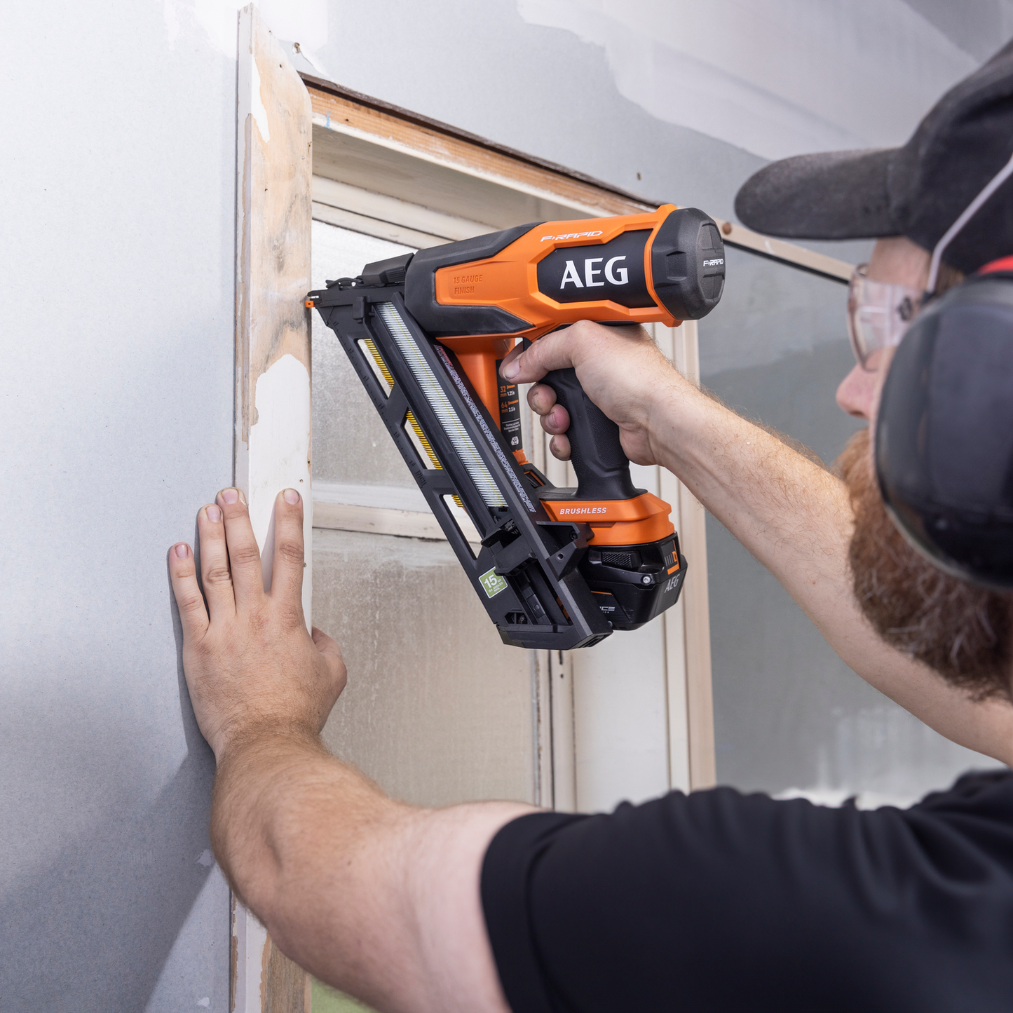 AEG F-RAPID Angled Brad Nailer - 18V - 15GA - Skin Only