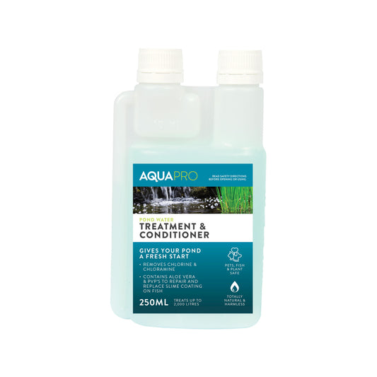 Aquapro 250ml Pond Water Treatment and Conditioner 03AG117 - Treats up to 2000 Litres