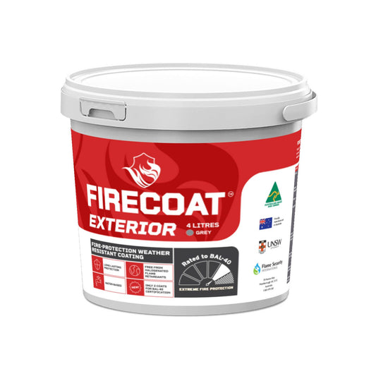 Firecoat Exterior Fire Retardant Undercoat - 4L - Grey