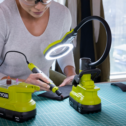 Ryobi Magnifying Clamp Light - RML18 - 18V ONE+ - 2.25X & 5X
