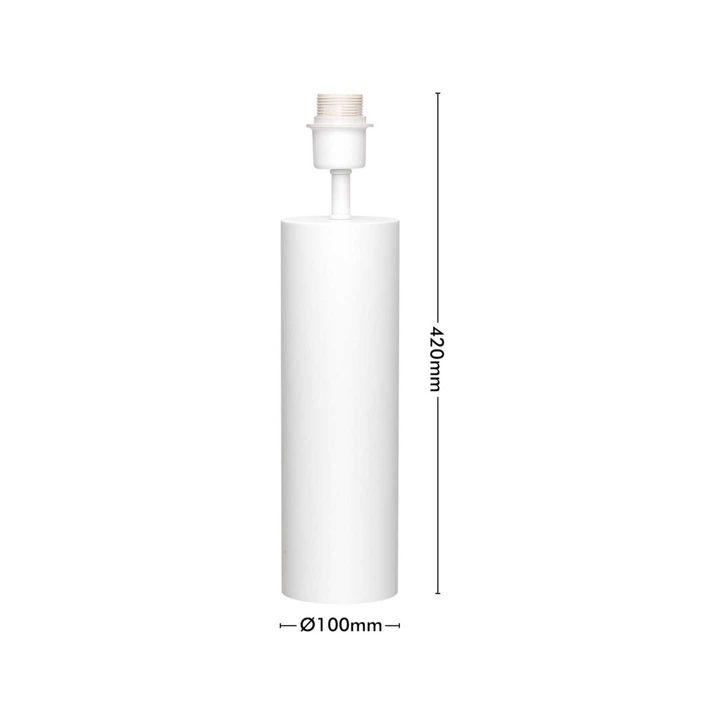 Verve Design Sierra Lamp Base - 42cm - Matte White