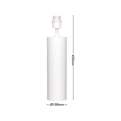 Verve Design Sierra Lamp Base - 42cm - Matte White