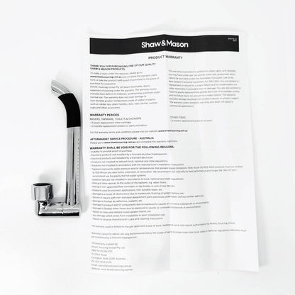 Shaw Mason Chrome Swivel Laundry Arm - 180mm