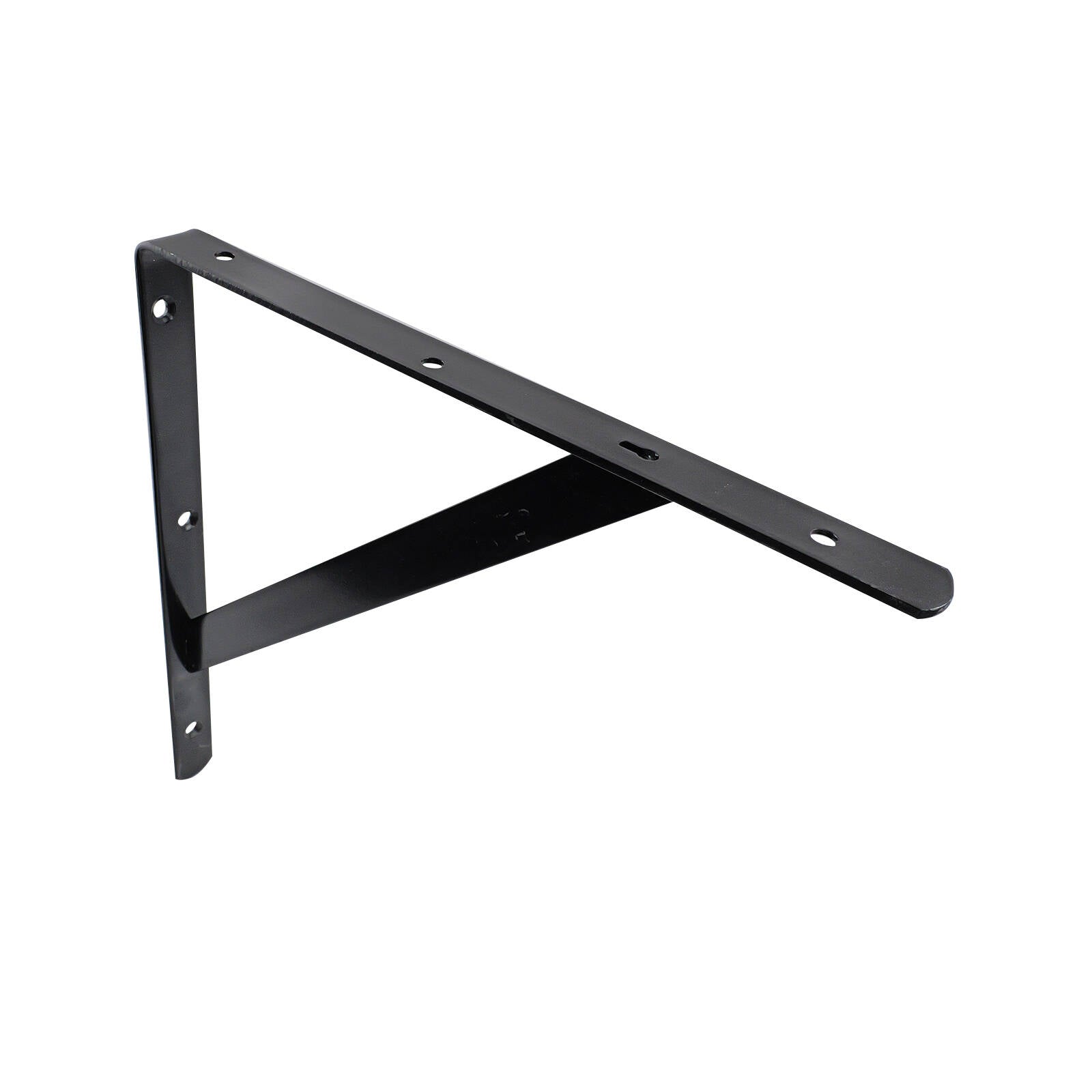 Carinya Black Heavy Duty Straight Stayed Bracket 300mm Steel Strength ...