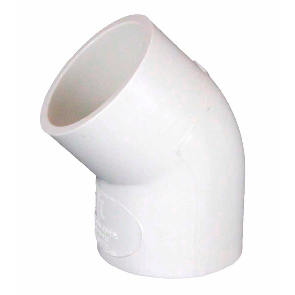 Holman PVC Elbow - 15mm x 45° - Plastic - Solvent Welded