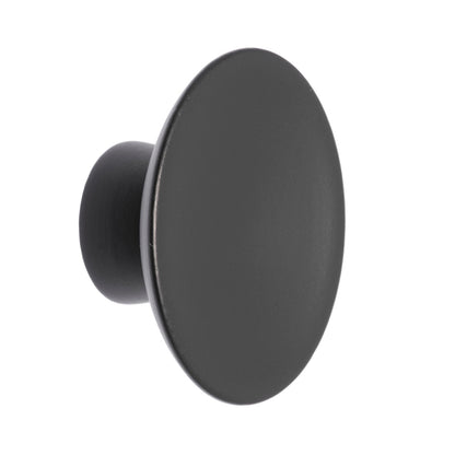 Lane Round Timber Knob - 45mm - Matte Black
