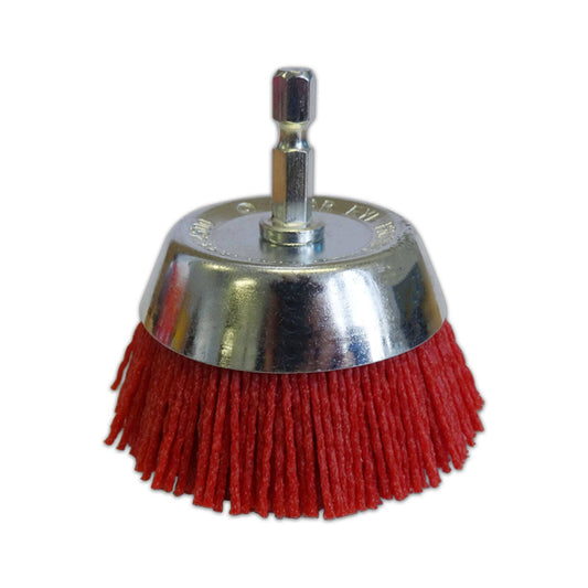 Josco Abrasive Nylon Cup Brush - 75mm