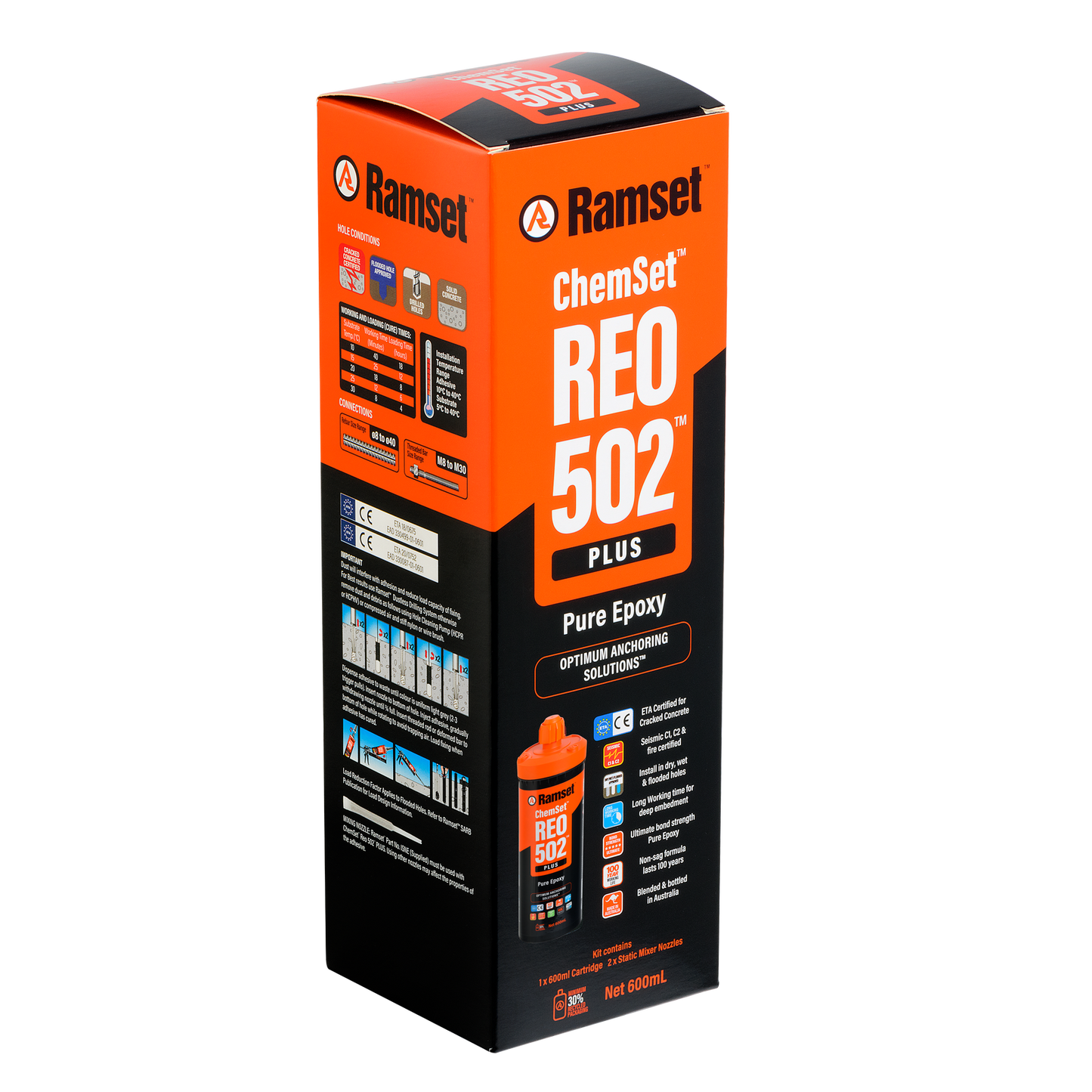Ramset Reo502 Plus Chemset Pure Epoxy - 600ml