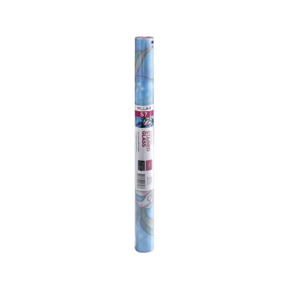 Pillar Stained Glass Static Window Film - 45cm x 2m