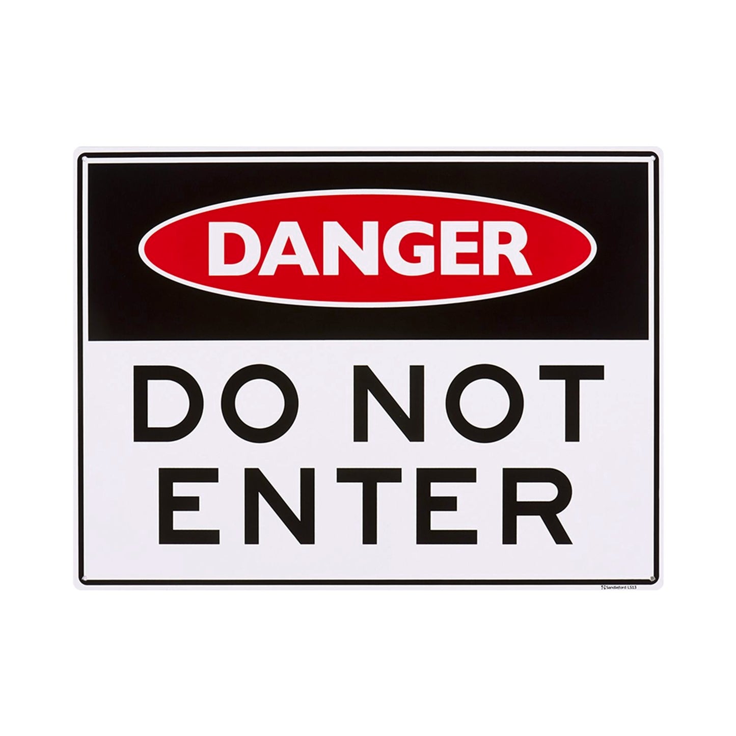 Sandleford Do Not Enter Plastic Sign - 450 x 600mm