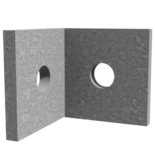 Dunnings Galvanised Angle Bracket - 40x40x40mm