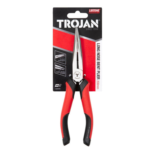 Trojan Long Nose Bent Plier 200mm