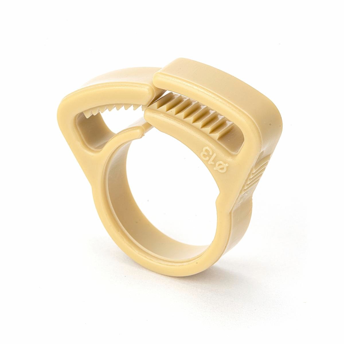 Holman 13mm Poly Micro Ratch Clamp 5 Pack - Beige Polypropylene - Durable