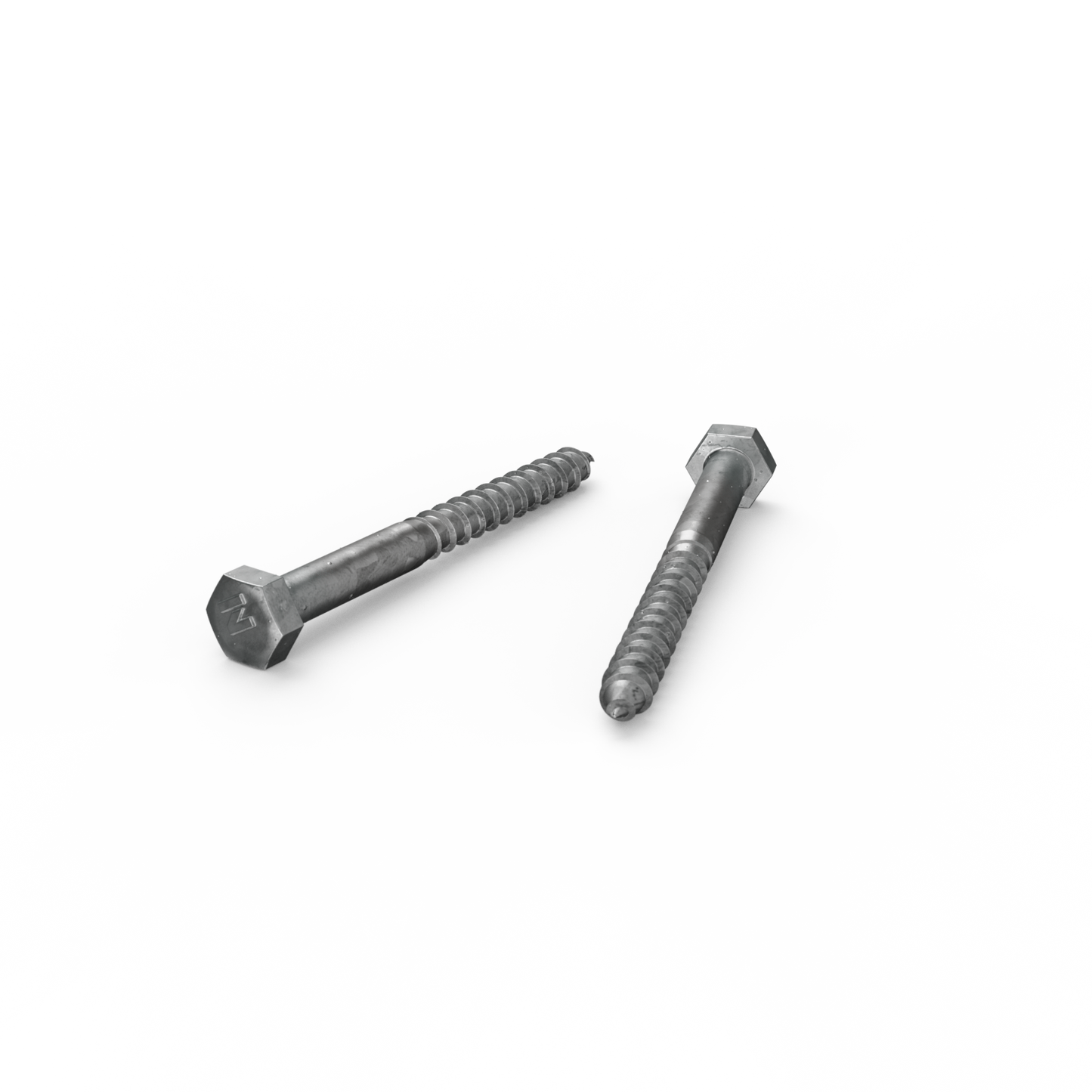 Zenith Hot Dip Galvanised Hex Head Coach Screws - M6 x 65mm - 25 Pack