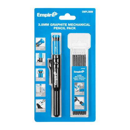 Empire Graphite Mechanical Pencil - 8mm - 1 Pencil + 6 Refills