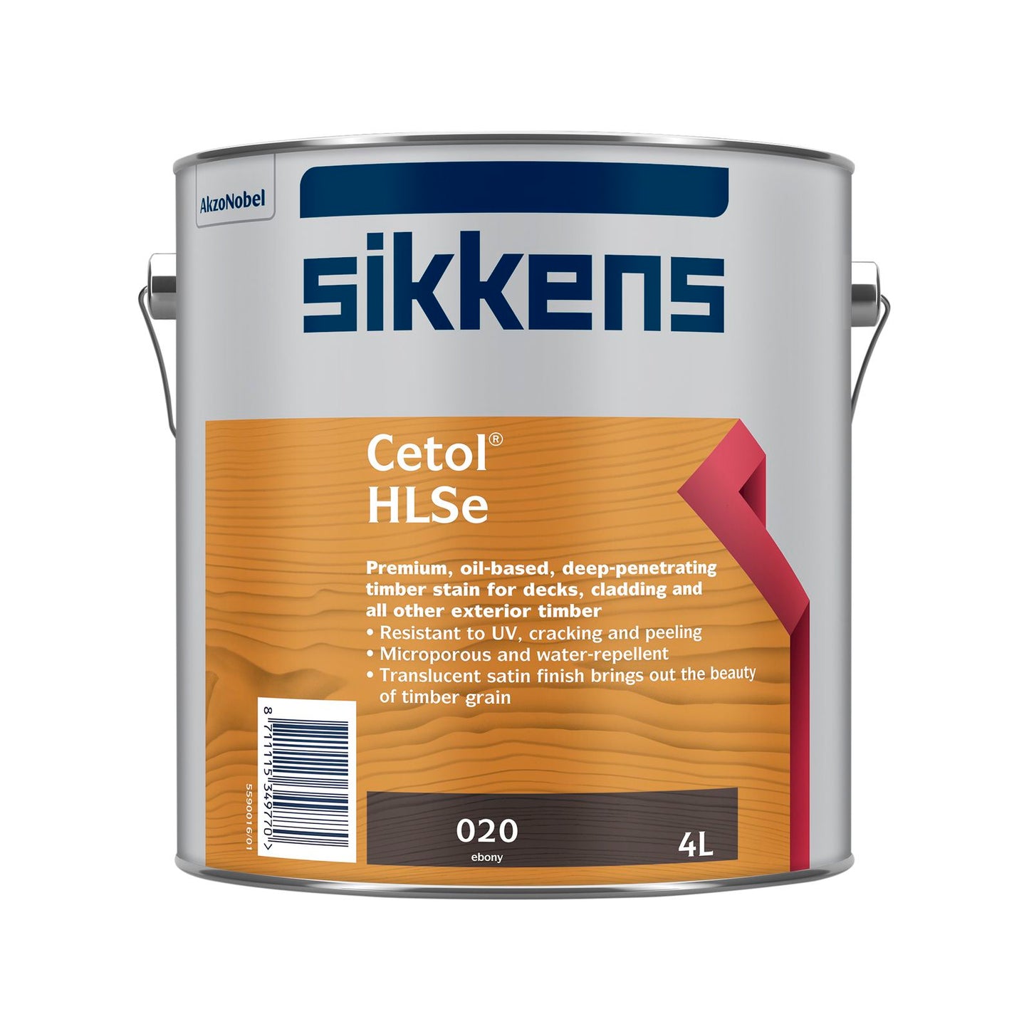 Sikkens Cetol Hlse Timber Finish - 4L - Ebony