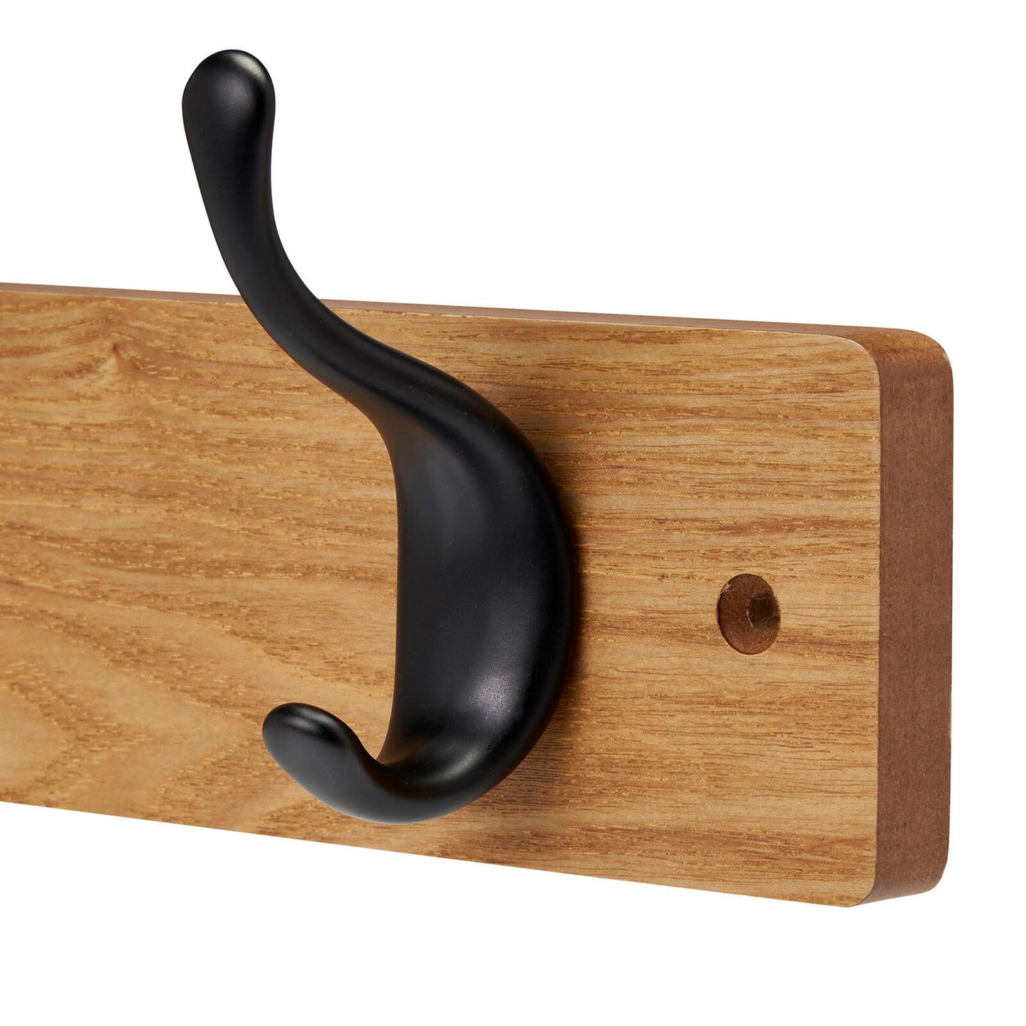 Adoored 6 Hook Rustic Pine Board Rack