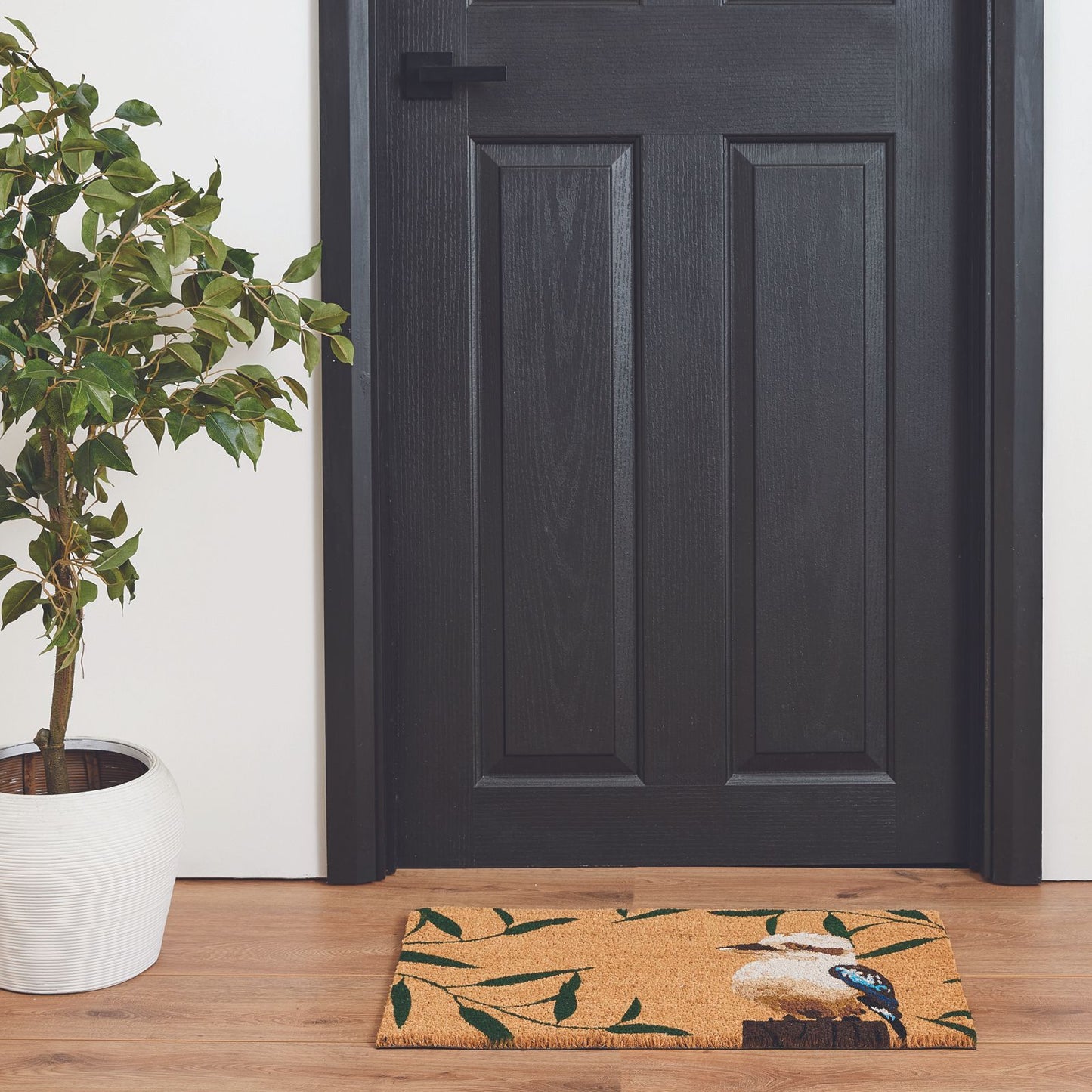 Madras Link Kookaburra Coir Door Mat - 40 x 70cm - Natural