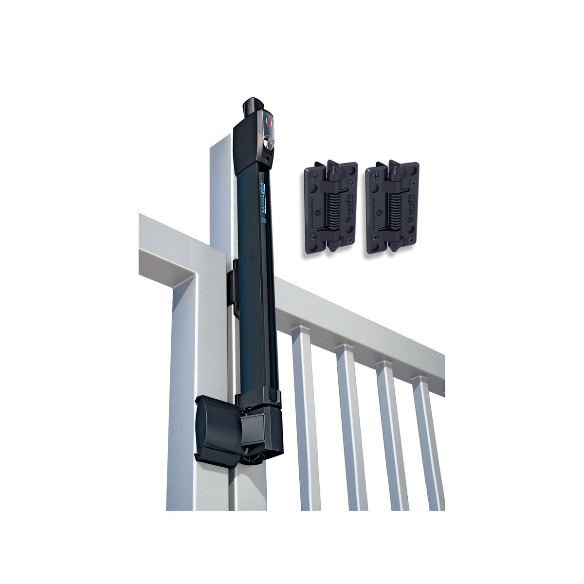 Magnalatch Magnetic Gate Latch - 180mm - Super Strong Polymer - Key Lockable