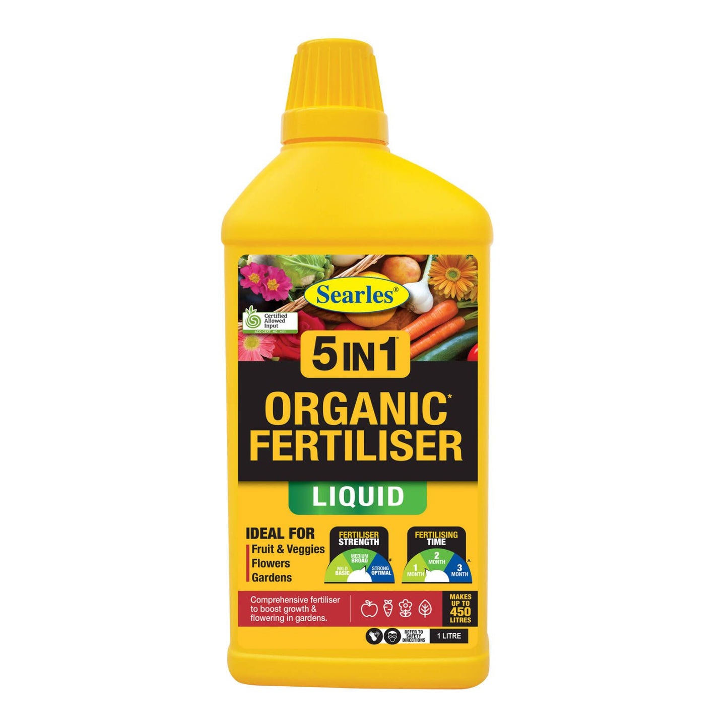 Searles 5 in 1 Organic Liquid Fertiliser - 1L