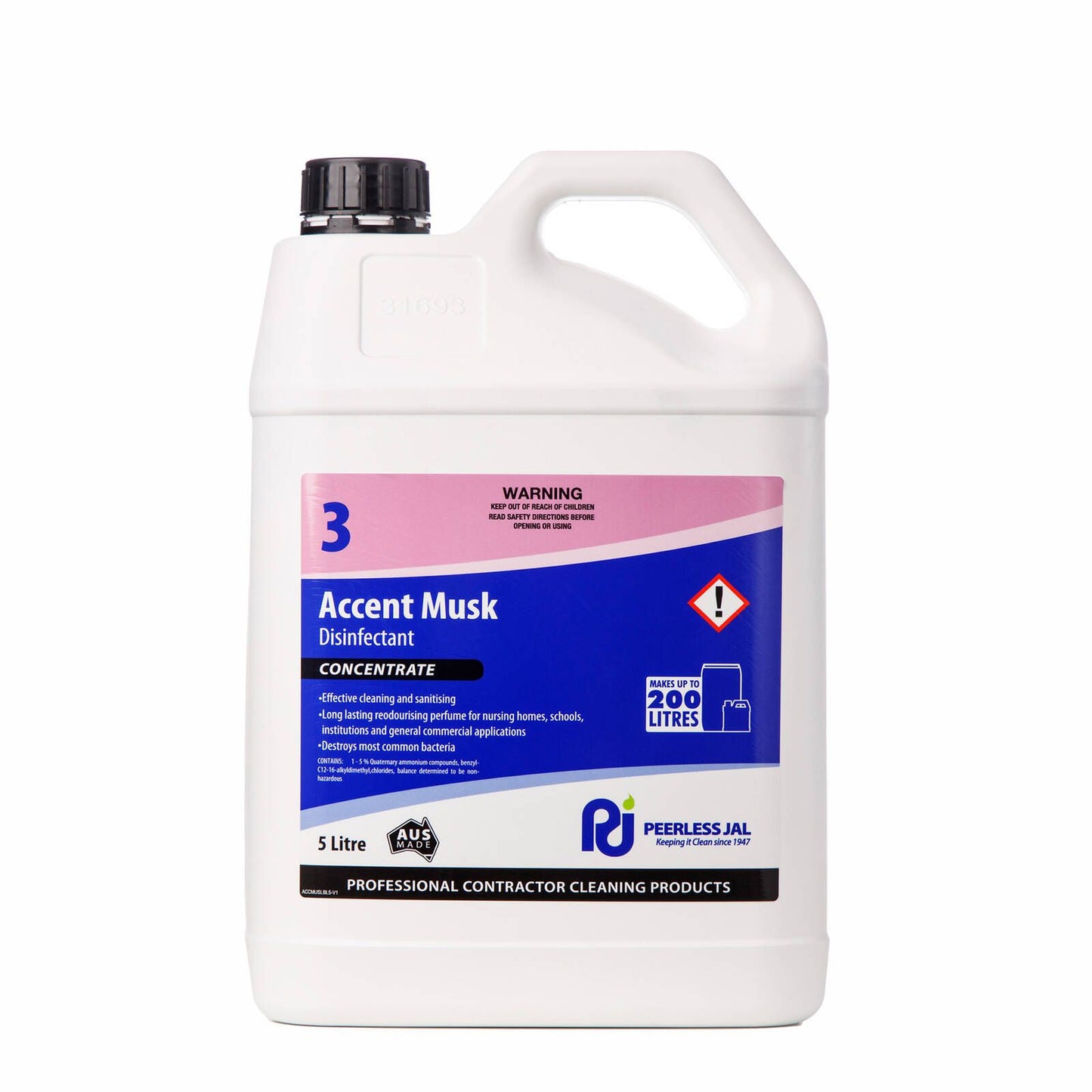Peerless Jal Accent Musk Disinfectant - 5L