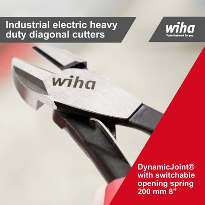 Wiha VDE Industrial Electric Diagonal Pliers - 200mm