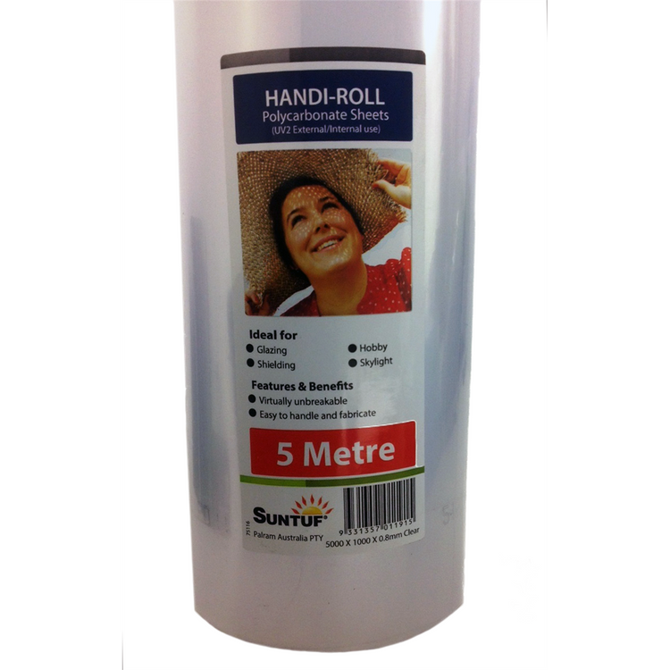 Suntuf Clear Polycarbonate Sheet - 5m x 1m