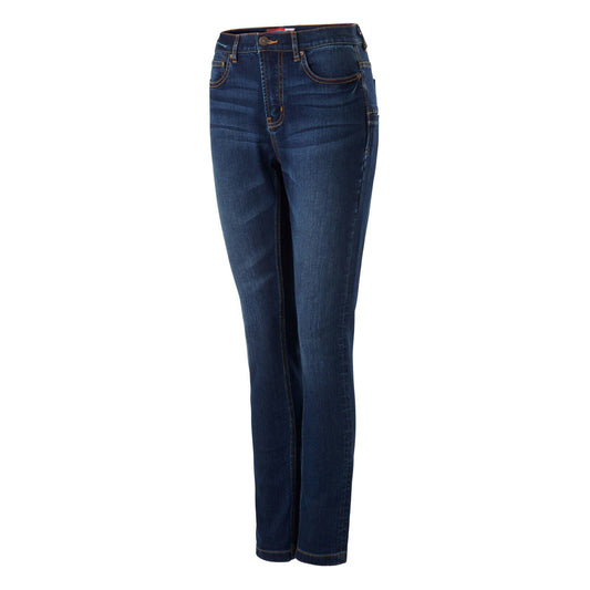Hard Yakka Women's High Waisted Slim Fit Jegging - Size 18 - Indigo
