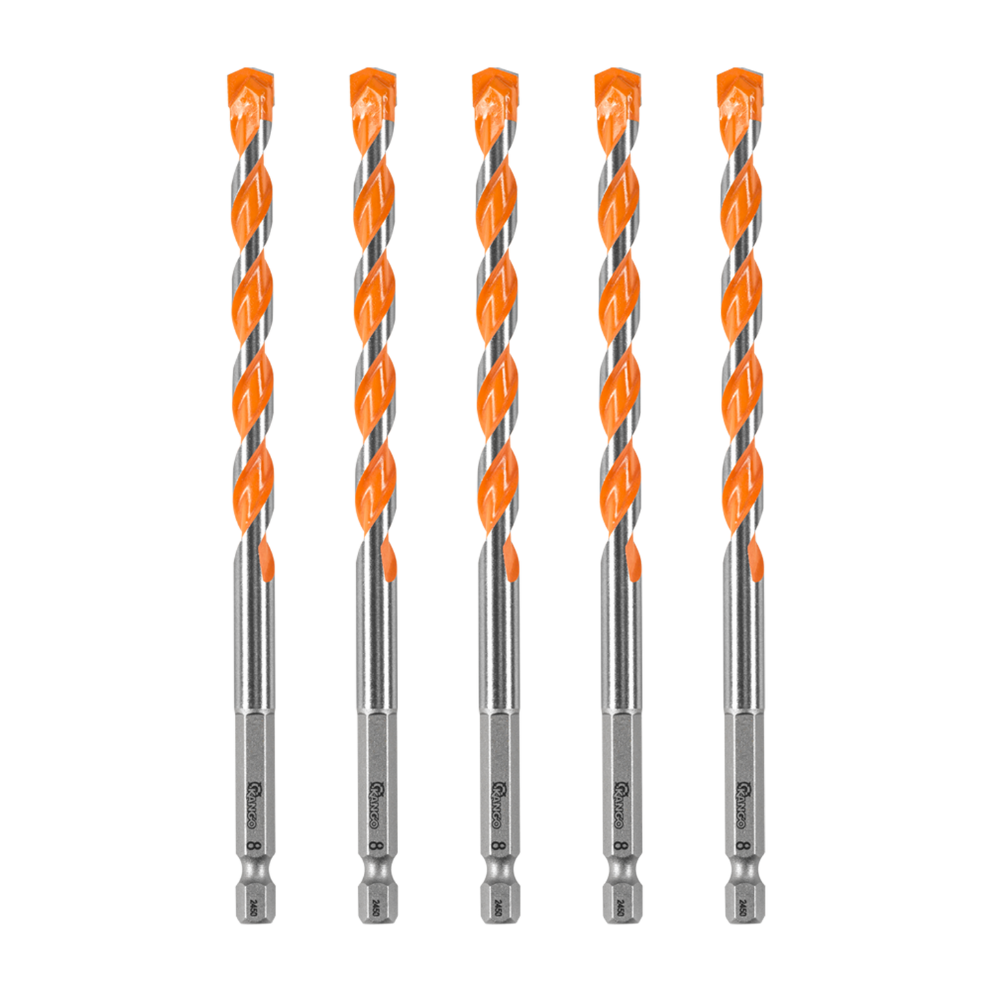 Kango Masonry Drill Bit - 8 x 150mm - 5 Pack