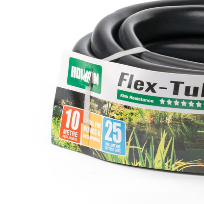 Holman 25mm x 10m Black Flex Tube PVC Flexible Kink Resistant