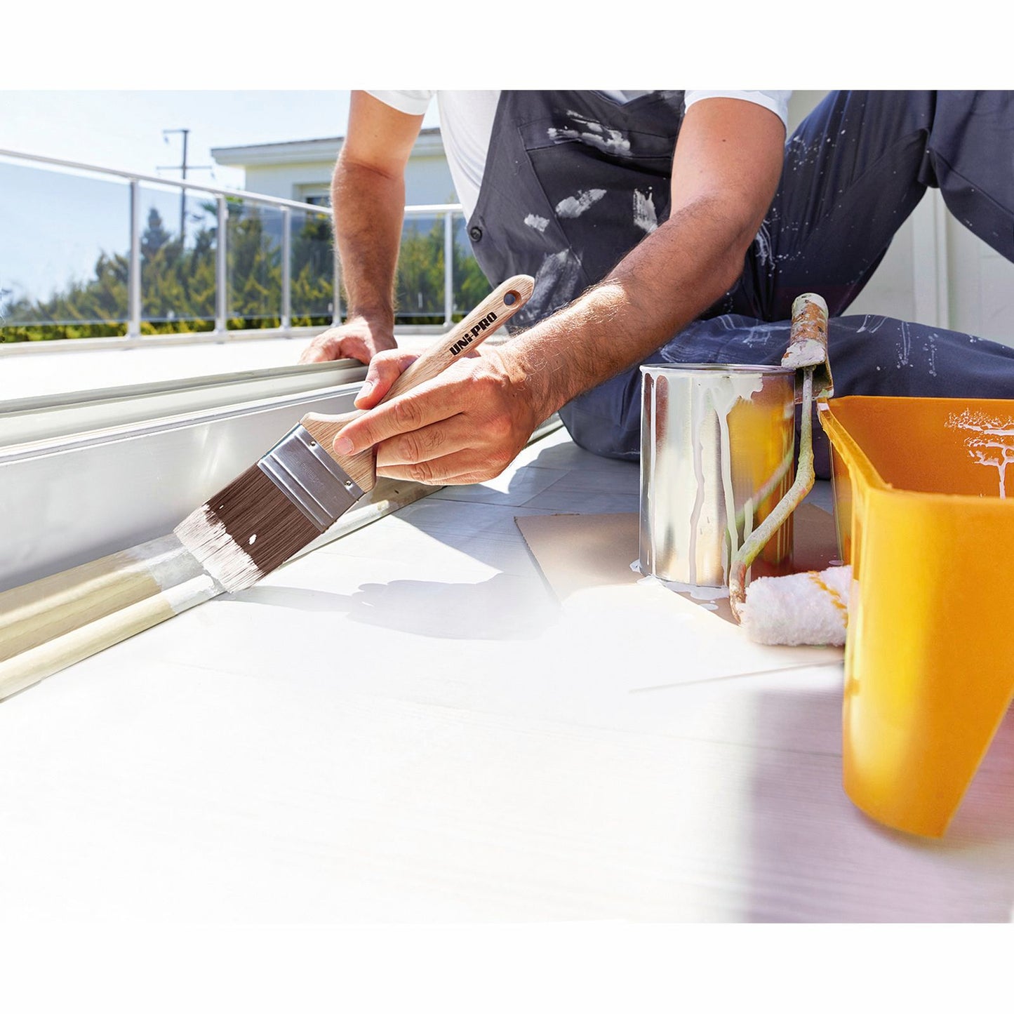 UNi-PRO Sash Cutter Paint Brush - 75mm
