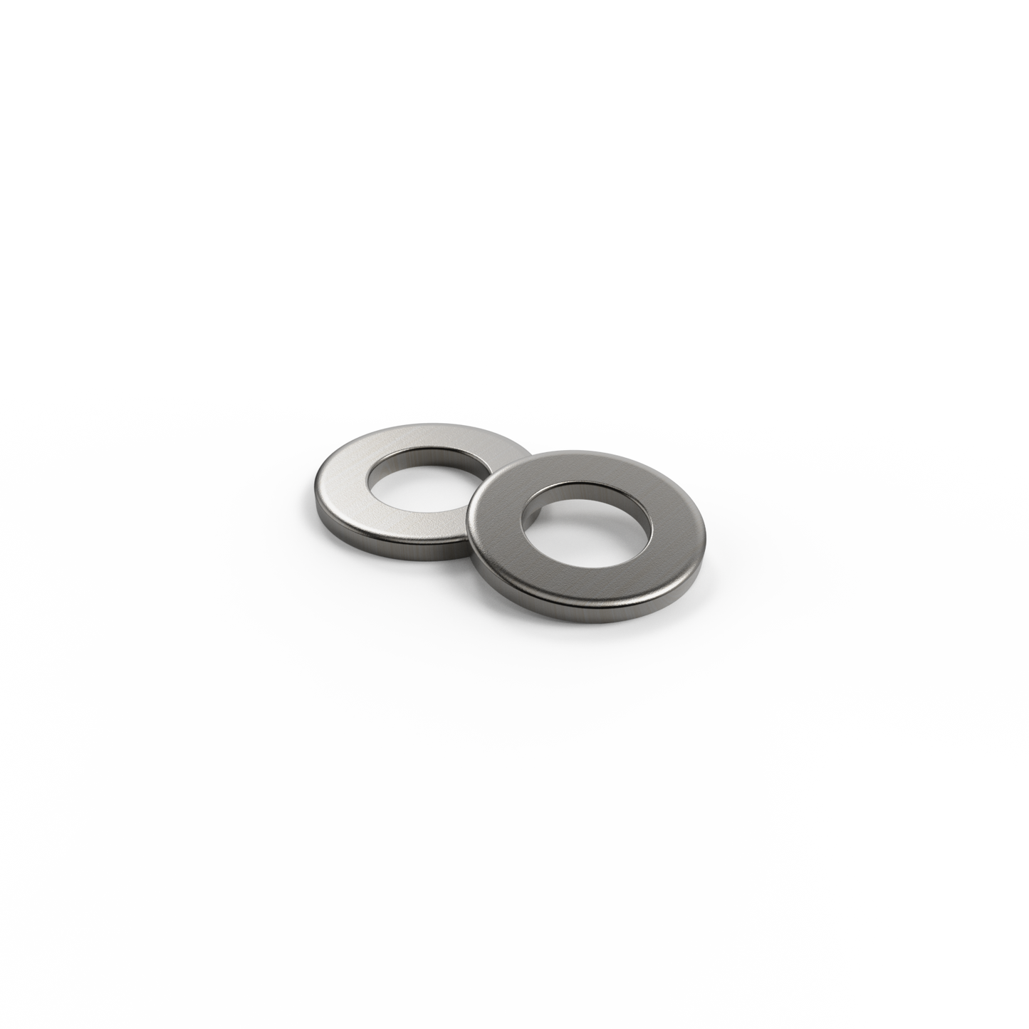 Zenith M10 Stainless Steel 304 Flat Round Washers - 100 Pack