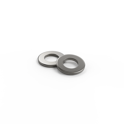 Zenith M10 Stainless Steel 304 Flat Round Washers - 100 Pack