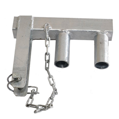 Rapidmesh Temporary Fence Hinge - 235 x 190 x 40mm - Silver