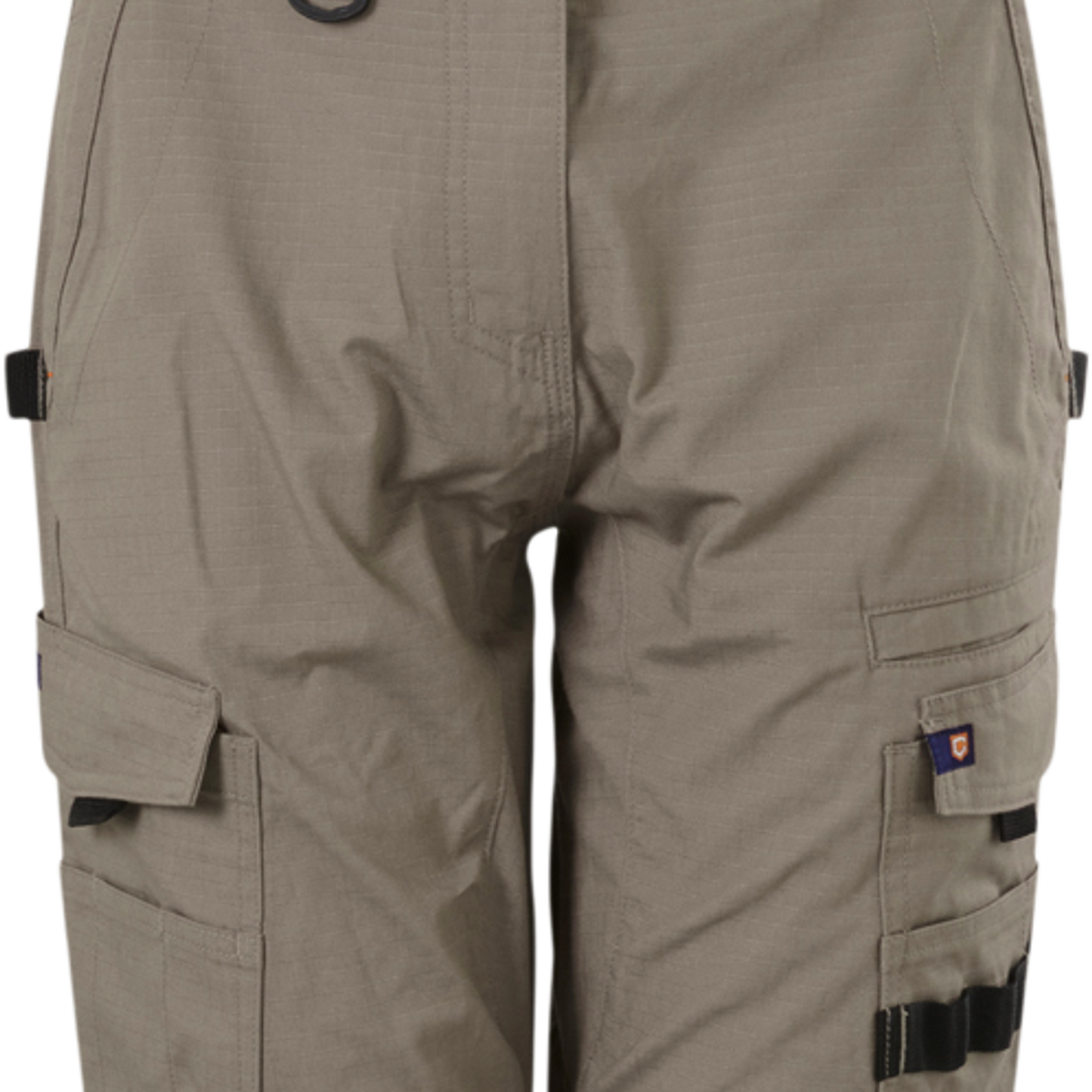 Citeco Size 12 Womens Cuffed Cargo Ripstop Pant - Khaki