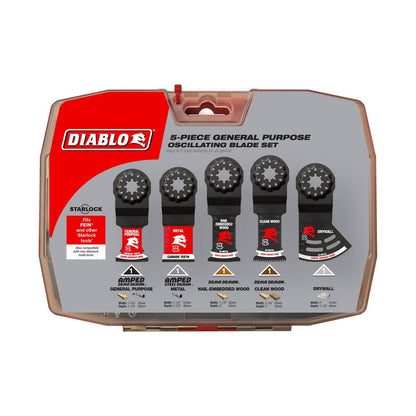 Diablo Starlock Multi Tool Blade Set - 5 Piece